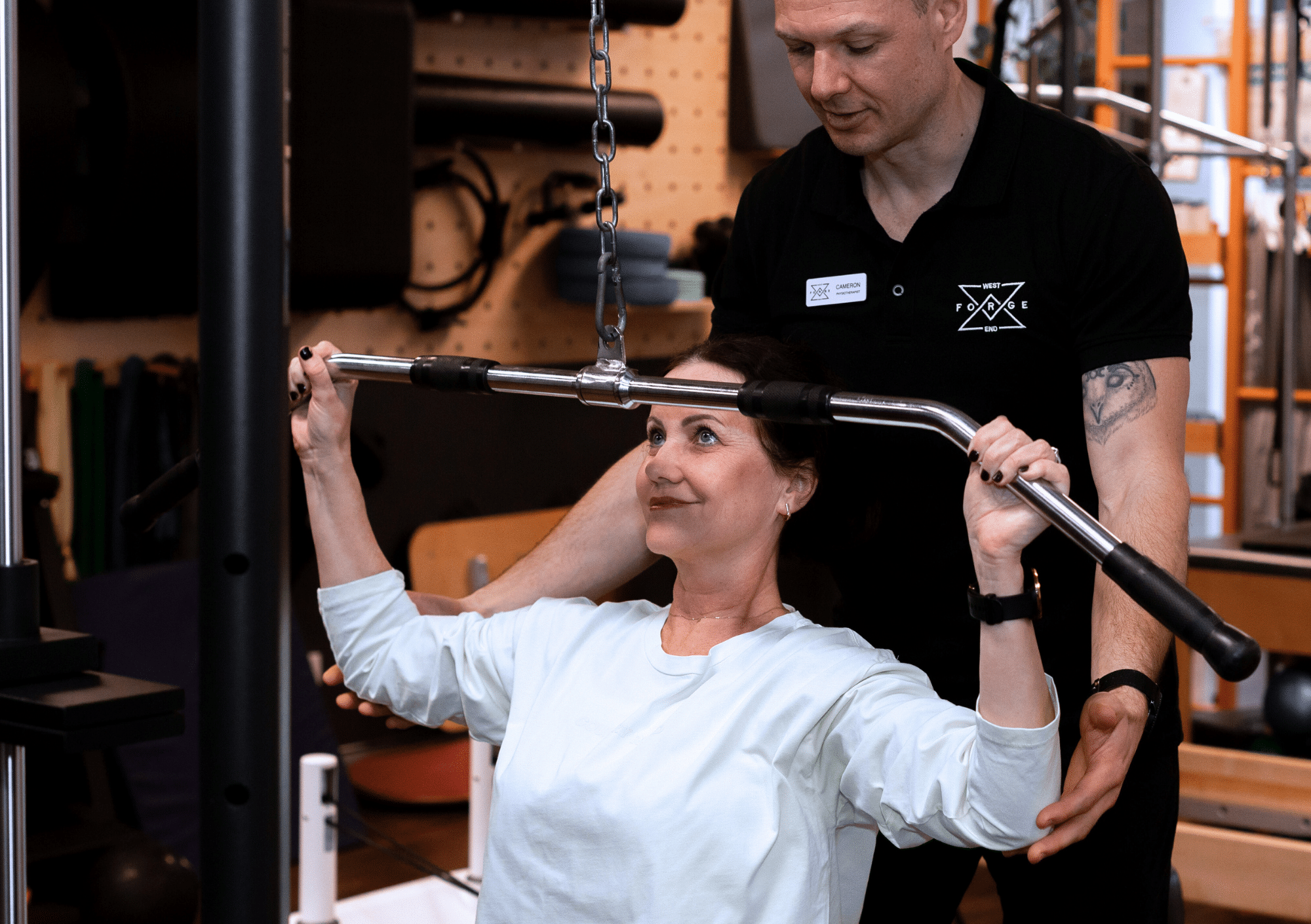 Fully equipped physiotherapy and rehabilitation gym at Forge West End, Brisbane