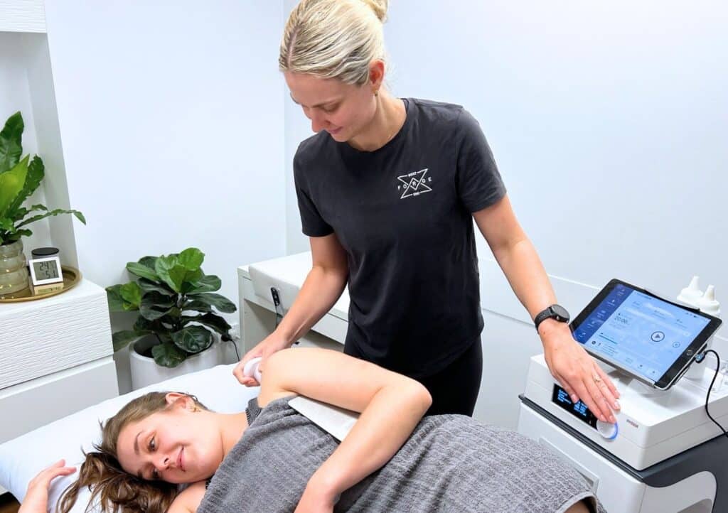 modern physiotherapy treatment at Forge West End Brisbane using advanced technology