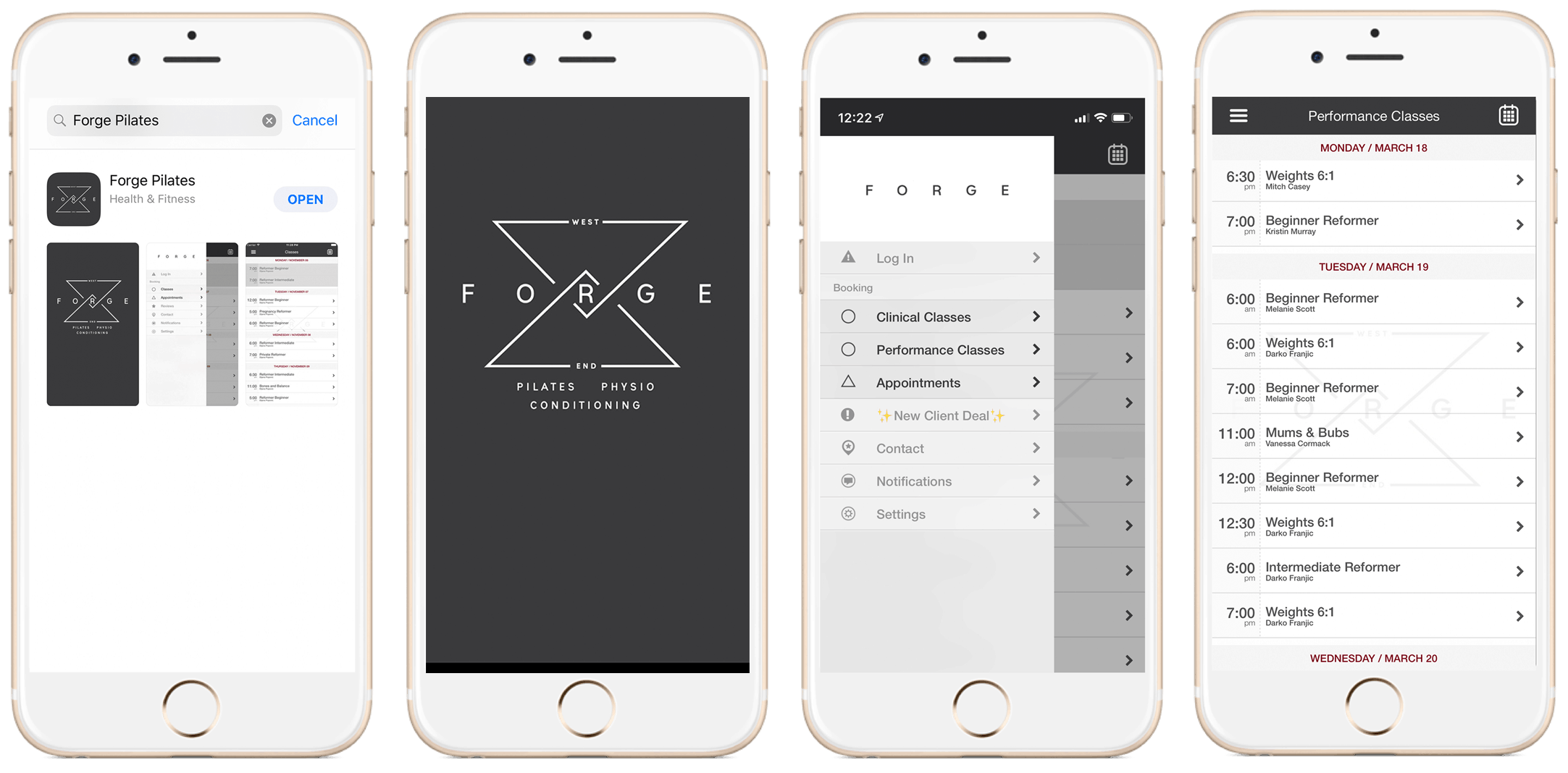 Forge Pilates App